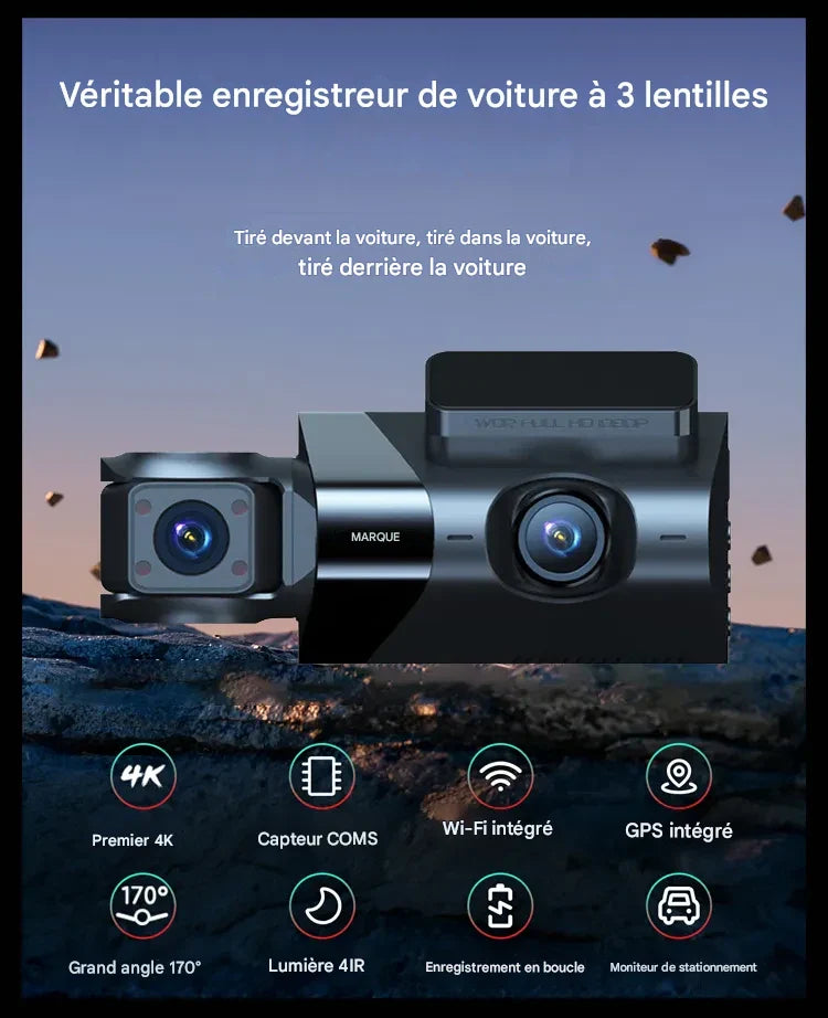 Caméra de voiture haute qualité