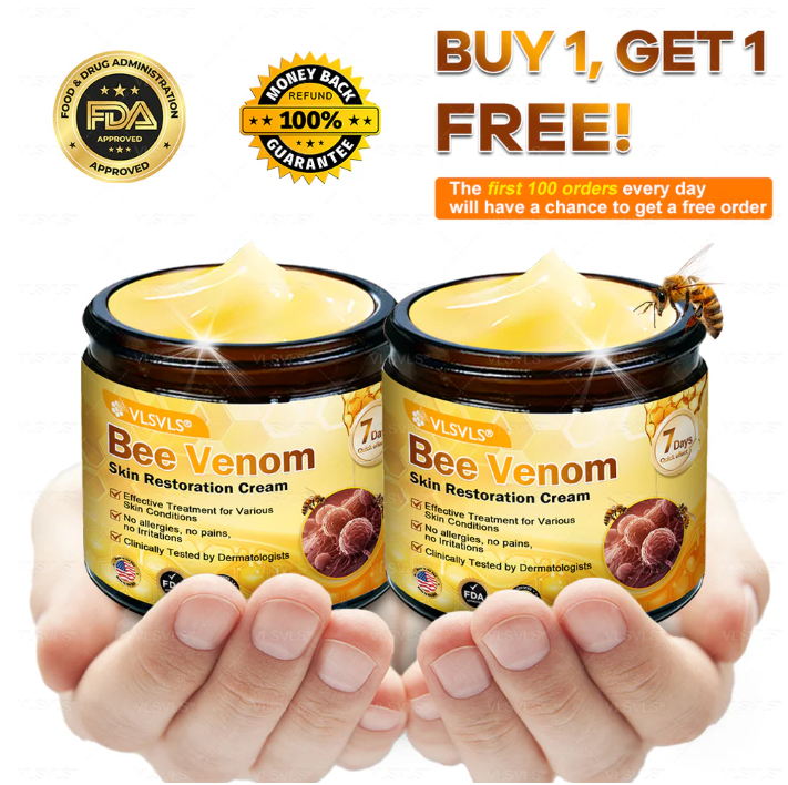 Crème réparatrice au venin d'abeille