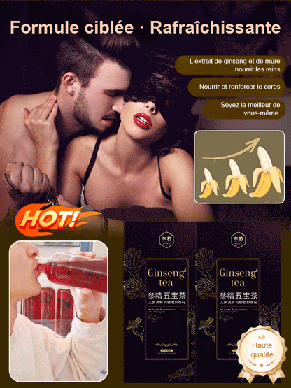Le thé Ginseng qui redonne vitalité, puissance masculine et protège vos reins et votre prostate!!!
