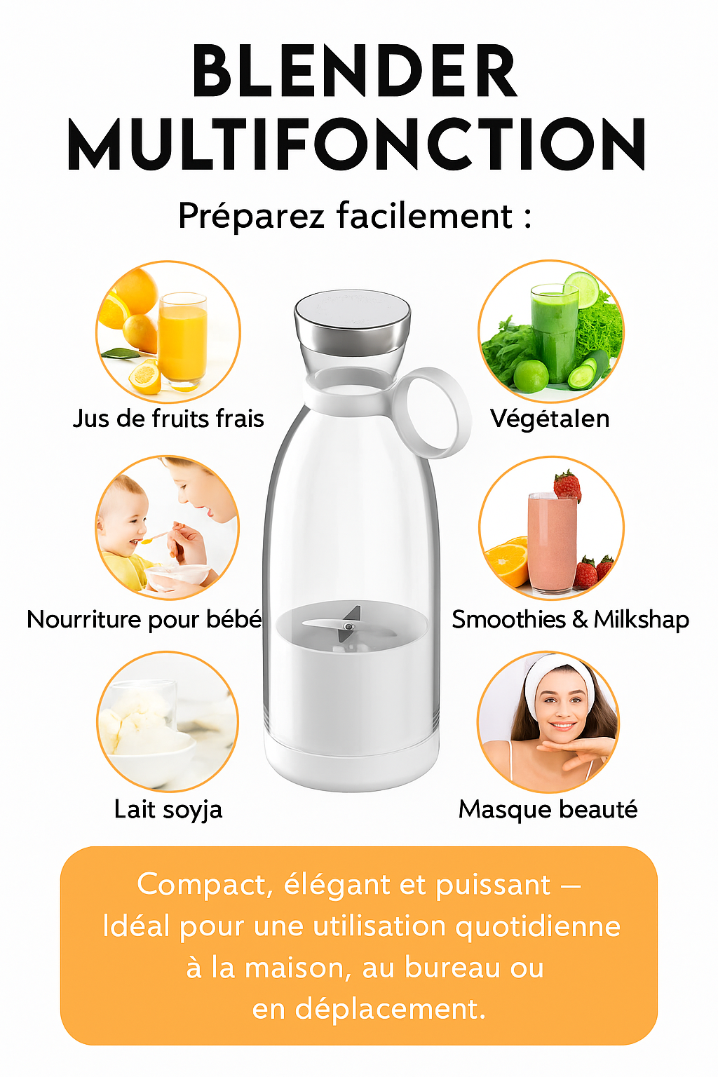 Mini mixeur jus