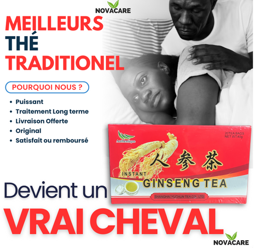 Ginseng Tea : Pack de 12 thé de faiblesse sexuelle ( Original )