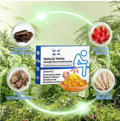 Capsules Herbeuses Anti-Hémorroïdes