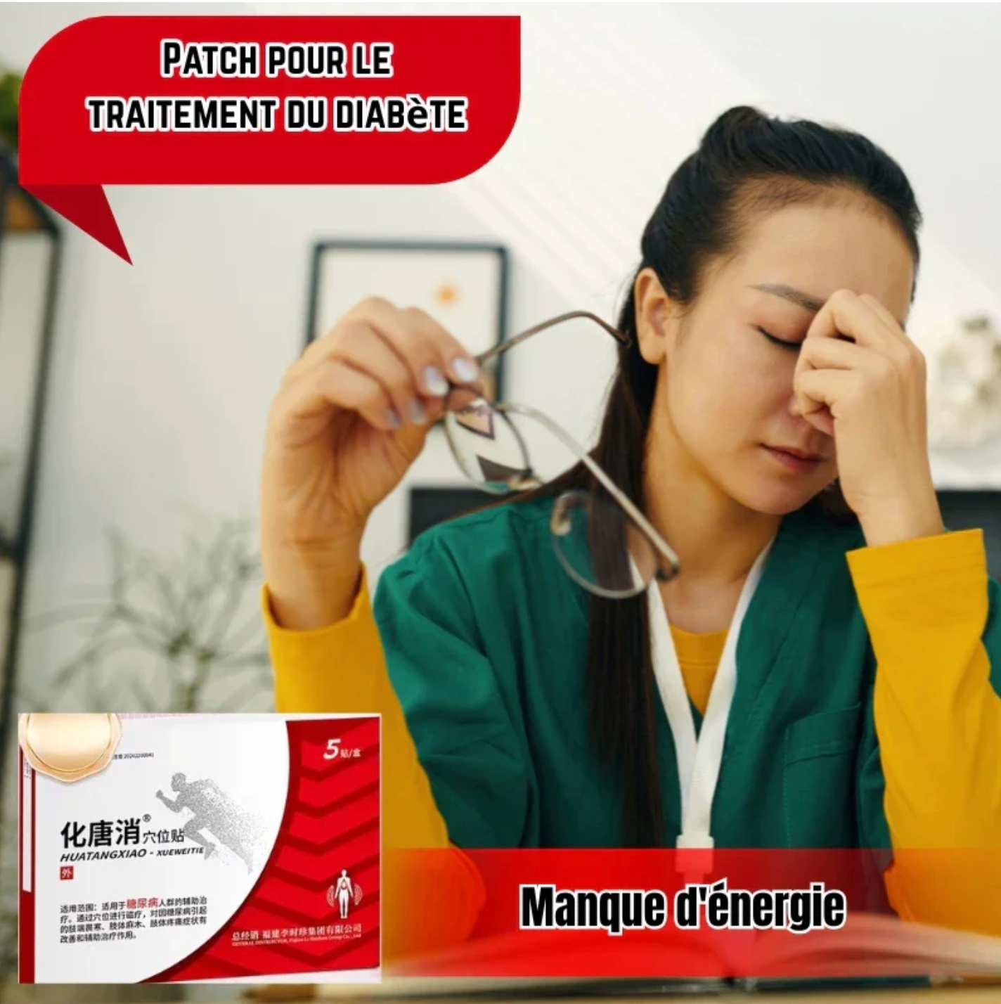 Patch magnétique thérapeutique diabète