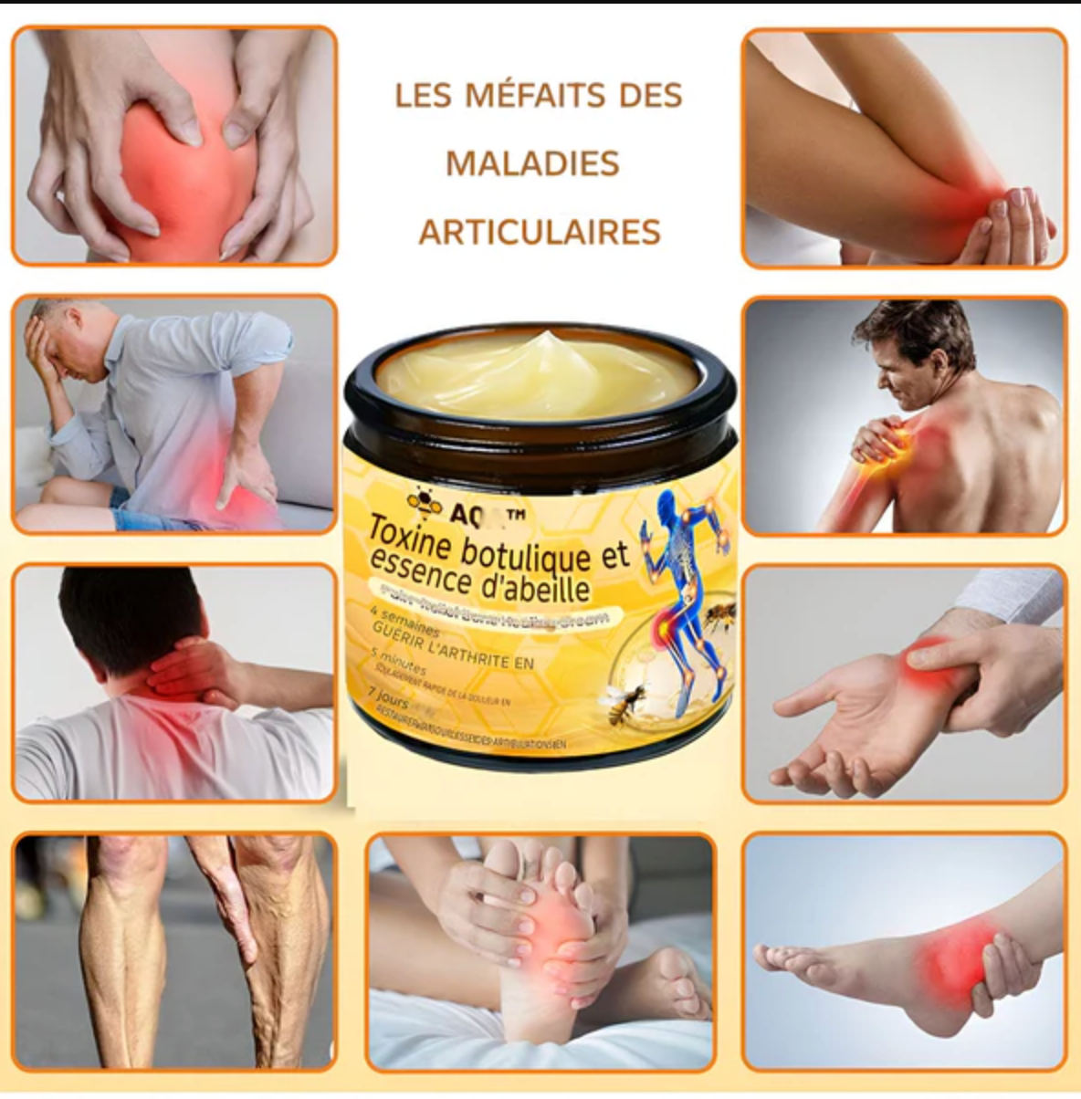 Crème Miracle bee Venom– Fini les douleurs, raideurs et gonflements dès la première application !