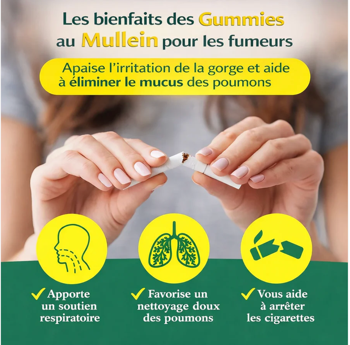 Mullein Gummies -complément alimentaire à base de plantes