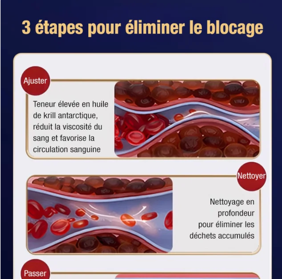 Bonbons gélifiés à l'huile de krill antarctique 100 % pure et de qualité supérieure