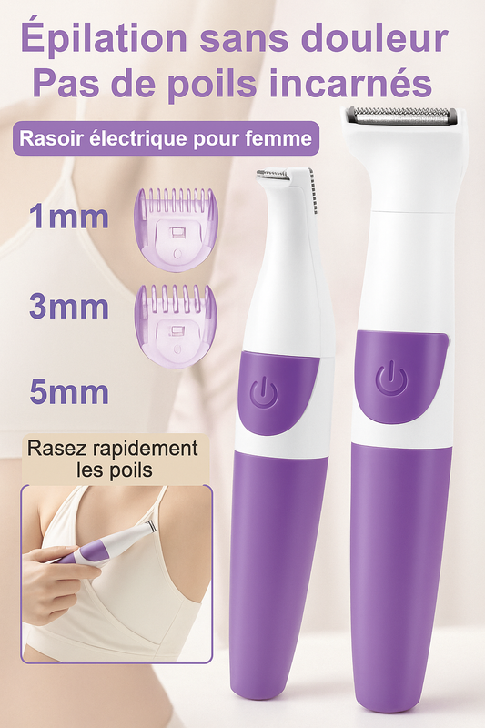 Rasoir électrique 2 en 1