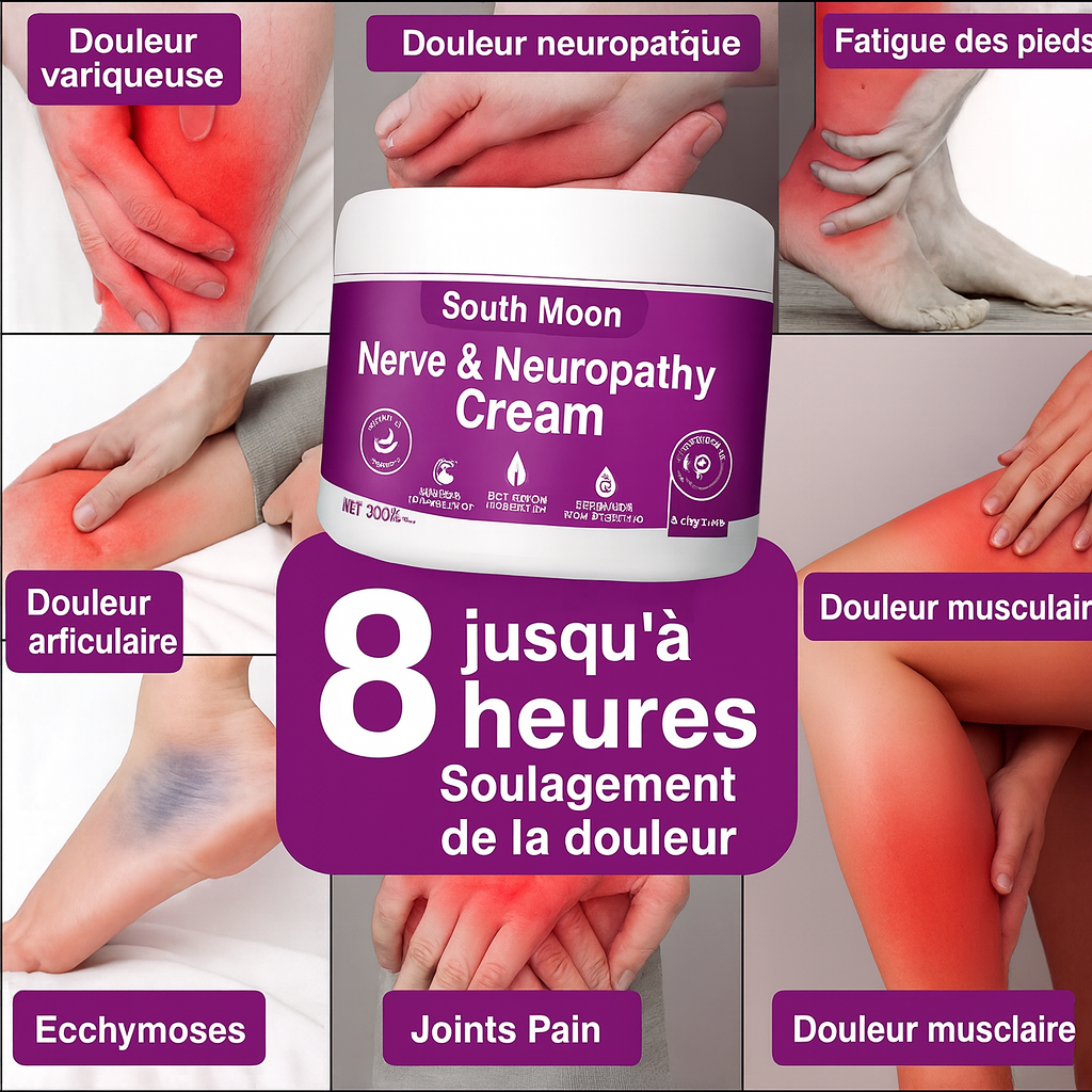 Crème Apaisante Neuropathie & Jambes Lourdes