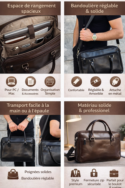 Sac Business Premium Homme – Élégant & Pratique