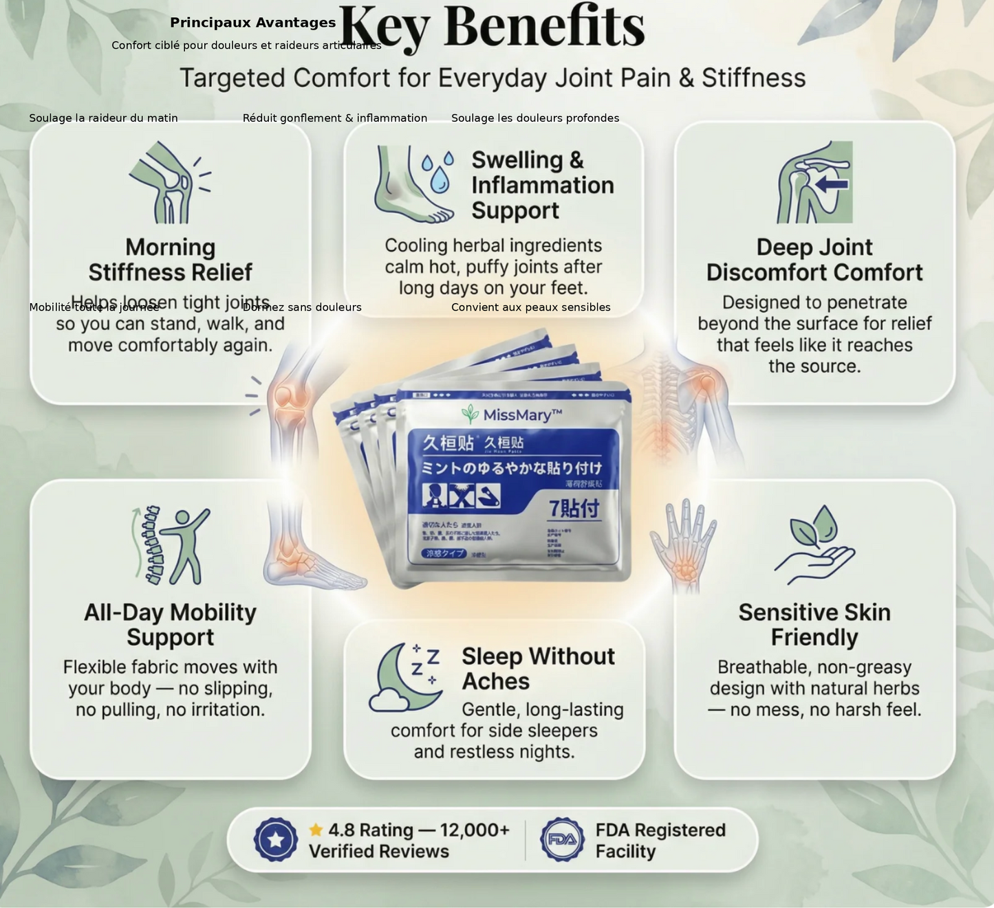 Patch Soulagement Profond  japonais Kampo